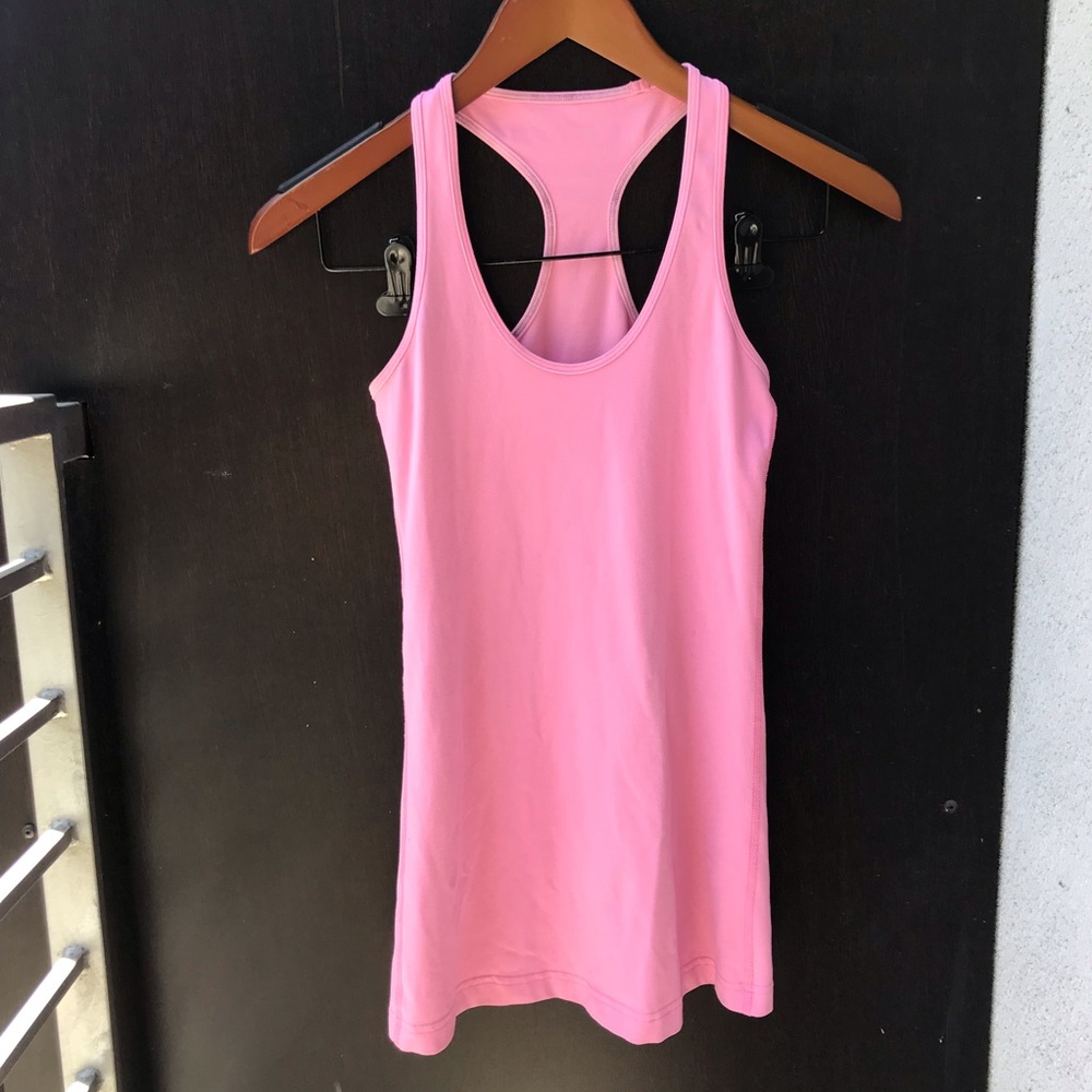 Pink Lululemon Racerback Tank - Picture 2 of 2